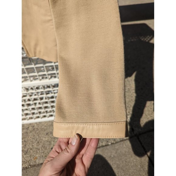 Danier Leather Sand colour Women's Jacket Medium Cream - Picture 7 of 7